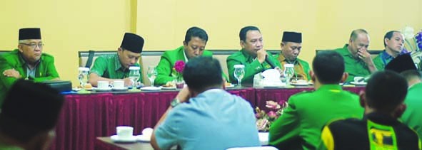 Suasana Rapat Pimpinan Wilayah (Rapimwil) PPP Provinsi Jambi bertempat di Hotel Royal Garden, beberapa waktu lalu.